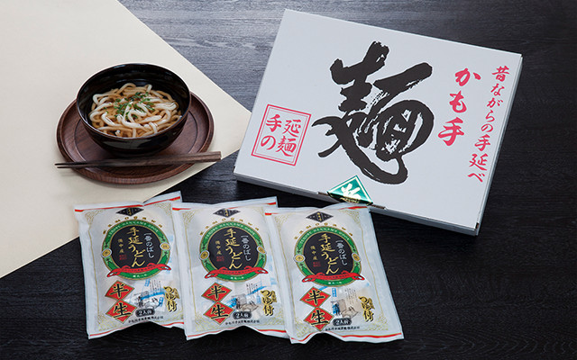 イメージ:半生手延べうどん つゆ付きセット